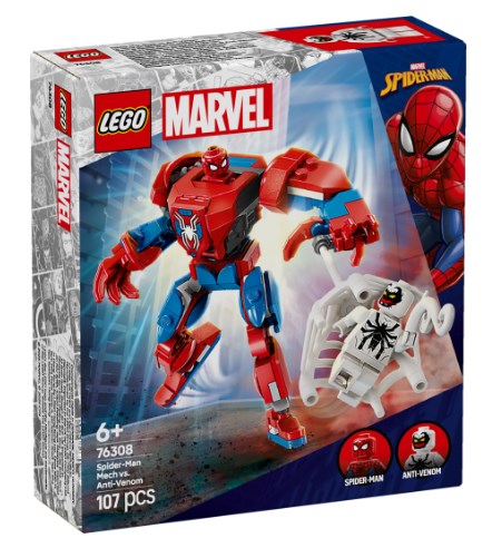 LEGO SUPER HEROES MARVEL - Mech di Spider-Man contro Anti-Venom 76308